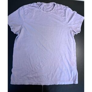 J. Crew Broken-in T-shirt Large Light Purple Cotton Short Sleeve Tee